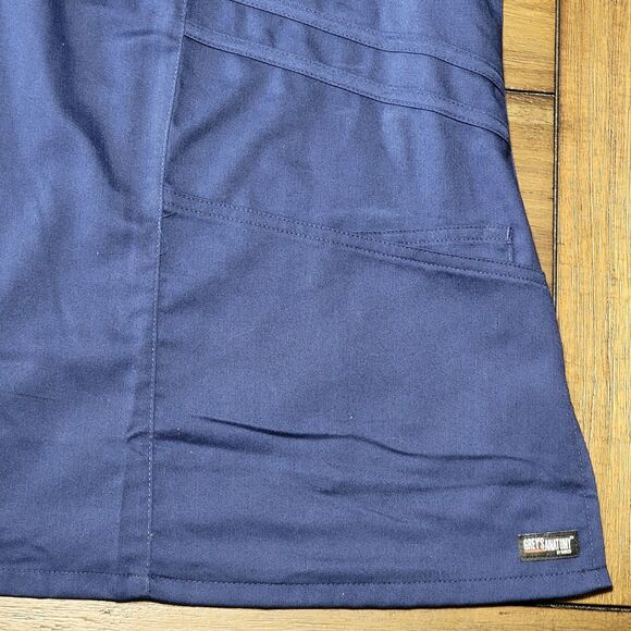 Grey's Anatomy Unisex Navy Scrub Set - Size (Top) 3XL (Pants) 4XL - Picture 4 of 10